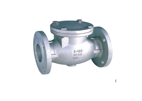 ASME B16.34 এবং API 6D ANSI ফ্ল্যাঞ্জ বোল্টেড বনেট 316 স্টেইনলেস স্টিল সুইং চেক ভালভ