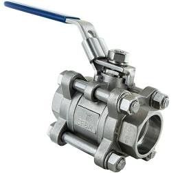 স্টেইনলেস স্টিল ASTM A312 TP316L স্টিল ফ্লোটিং বল ভালভ 3" 150# লো প্রেস ক্লাস