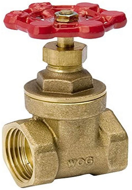 জল তেল বা বাতাসের জন্য 1-1/2" 200 PSI FNPT এন্ড লো লিড ব্রাস গেট ভালভ